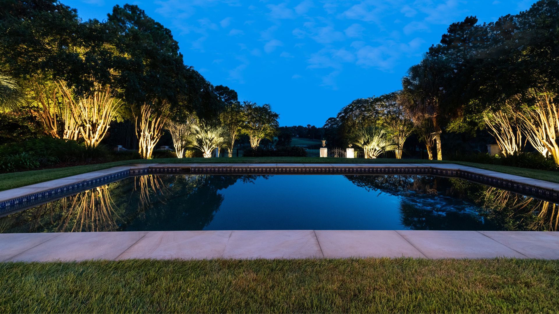 outdoor pool lighting